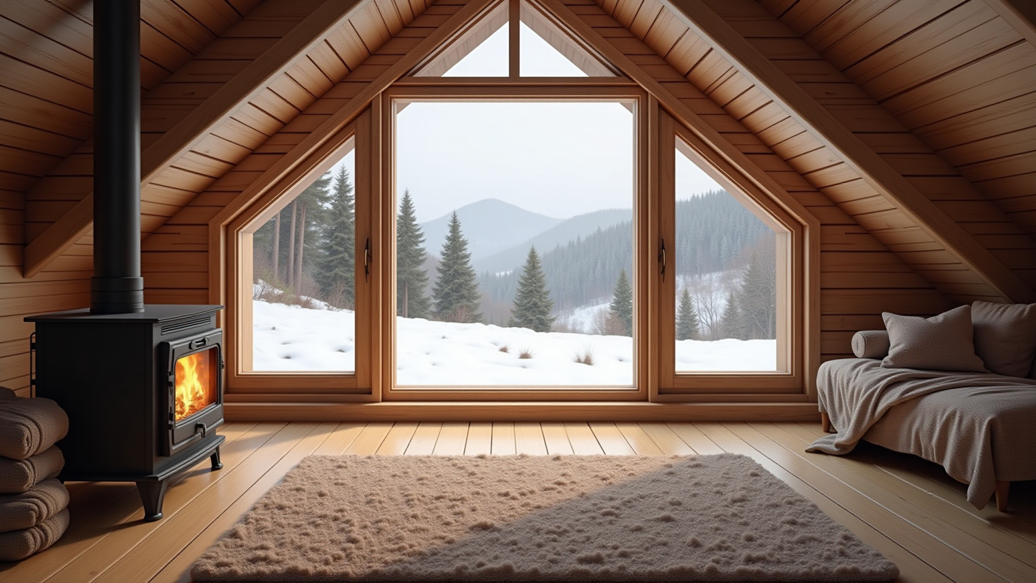 Snow Cabin atmosphere